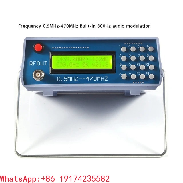 Rf Signal Generator 0.5Mhz To 470Mhz - 0,5Mhz - 470Mhz RF-signaalgenerator, meter en