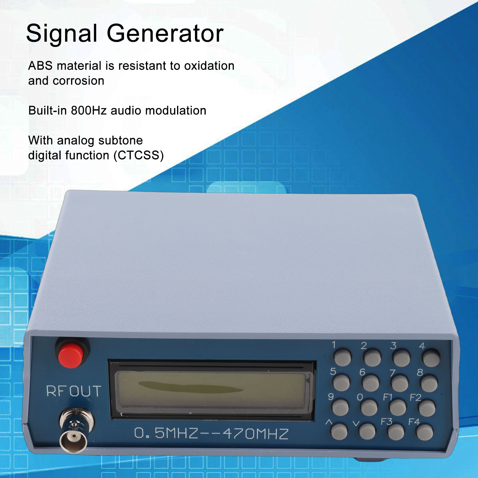 Functie Signaalgenerator RF-si - Rf Signal Generator 0.5Mhz To 470Mhz recensie en prijs